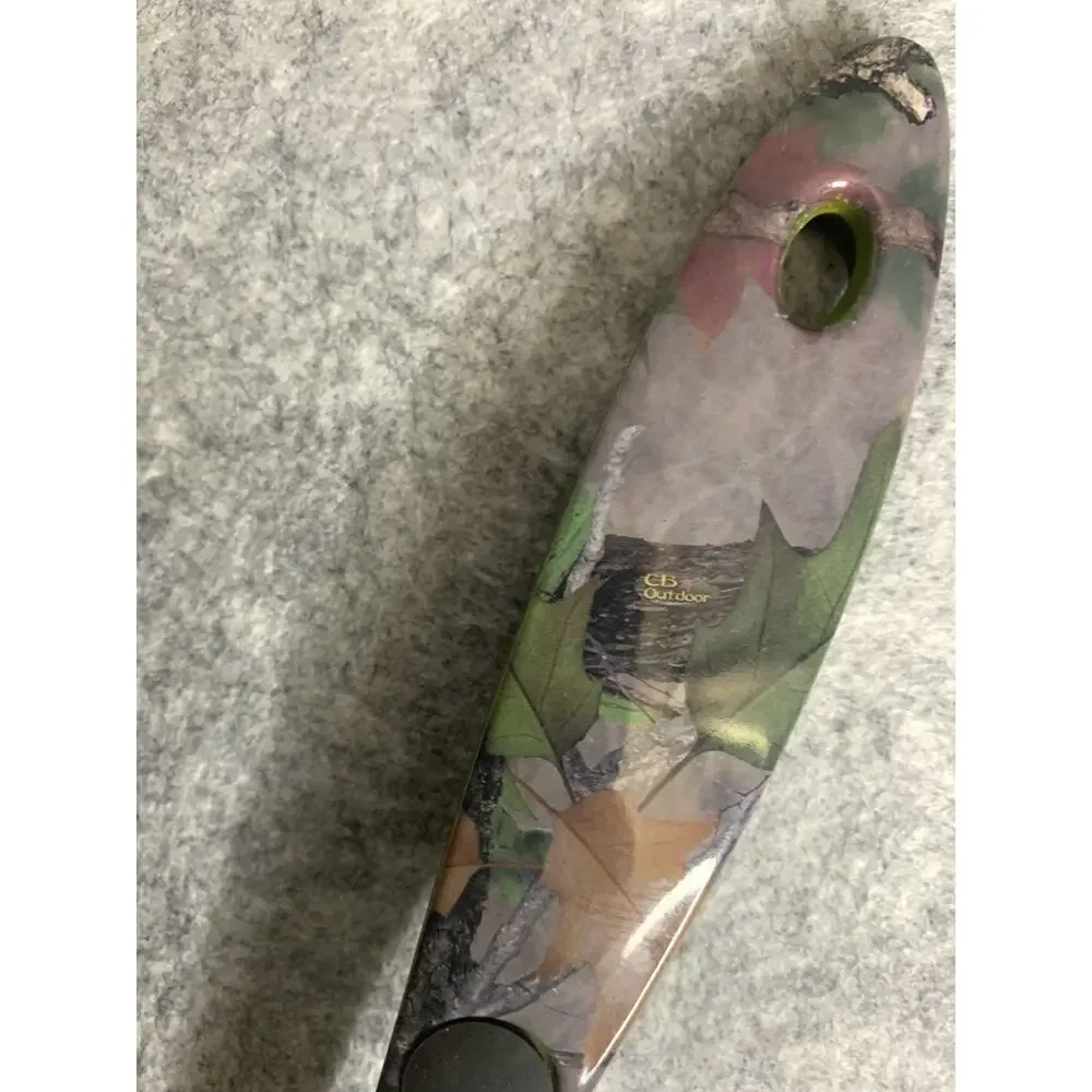 CB Outdoor Camping Spatula Green Camouflage Camping Cookware Durable Plastic
